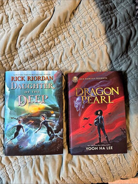 Disney Rick Riordan Presents Daughter of the Deep & Dragon Pearl Hardcover Books